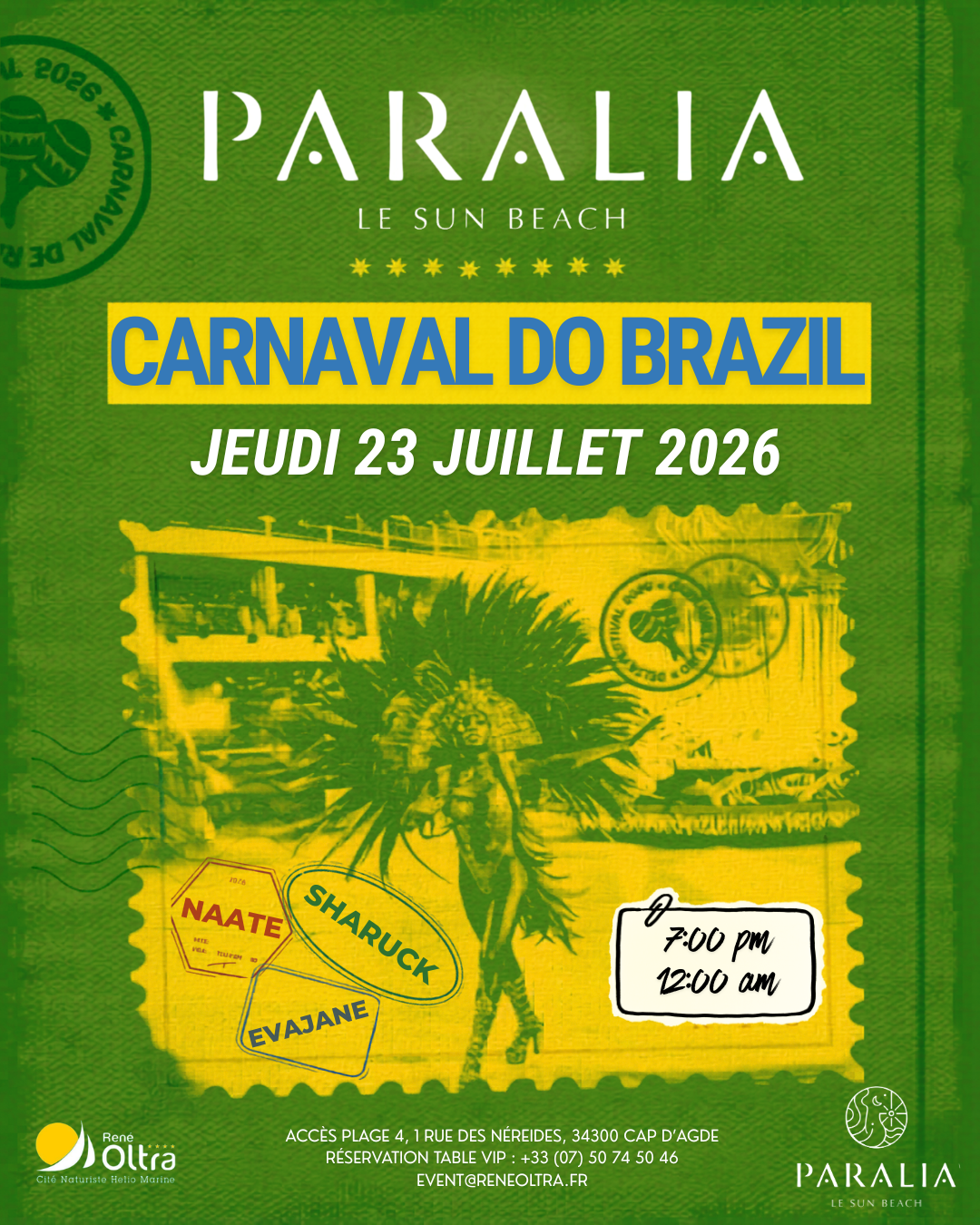 Affiche Carnaval do Brazil